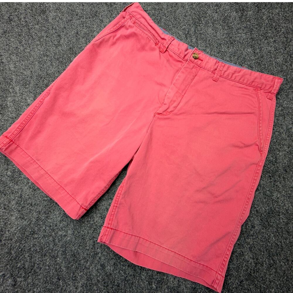 Polo Ralph Lauren Shorts Mens 35 Coral Pink Cotton Relaxed Fit Chino